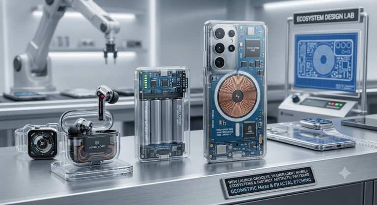 New Launch Gadgets: Distinct Aesthetic Design Patterns and Transparent Mobile Ecosystems