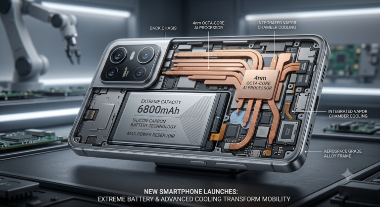 New Smartphone Launches: Extreme Battery Capacities and Advanced Cooling Systems Transform Mobility
